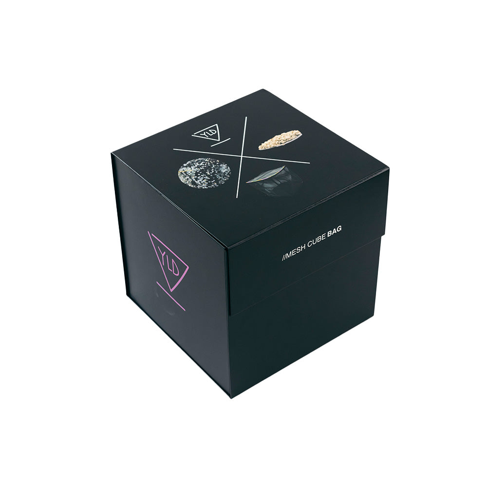 Polyester Mesh Work Cube with Silicon Skeleton